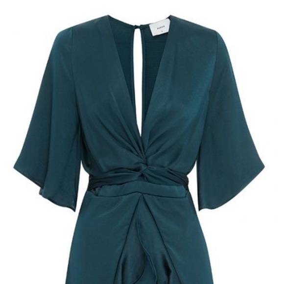 SHEIKE Eternal Tiered Formal Wedding Evening Midi Dress in Peacock NWT - Picture 14 of 14